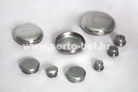 Stainless steel (inox) fence components - End caps