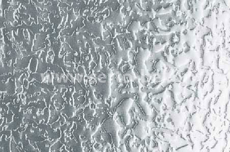 Stainless steel (inox) one side pattern sheets - decorative - type SM-EISBLUME
