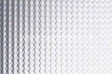 Stainless steel (inox) one side pattern sheets - decorative - type SM-ROMB