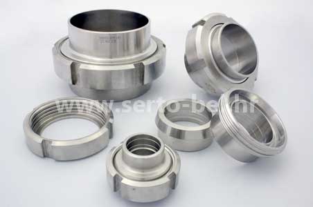 Stainless steel (inox) unions