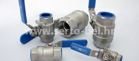 Stainless steel (inox) cast ball valves