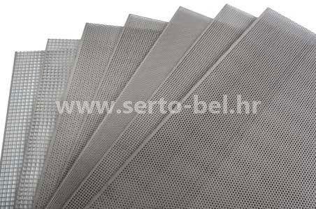Stainless steel (inox) perforated sheets