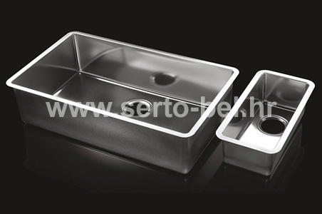 Stainless steel (inox) sink bowls